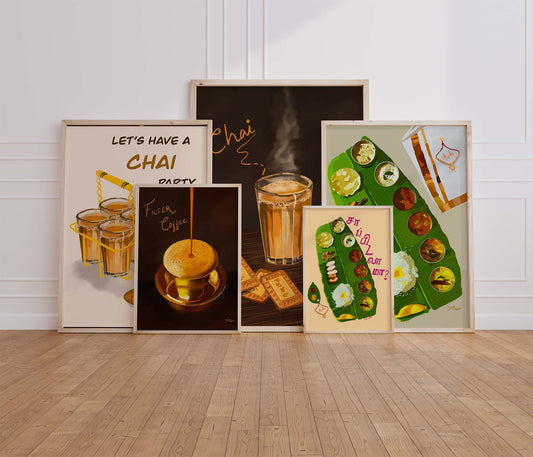 Indian Kitchen Wall Art – Food & Drinks Fine Art Prints for Cultural Home Decor