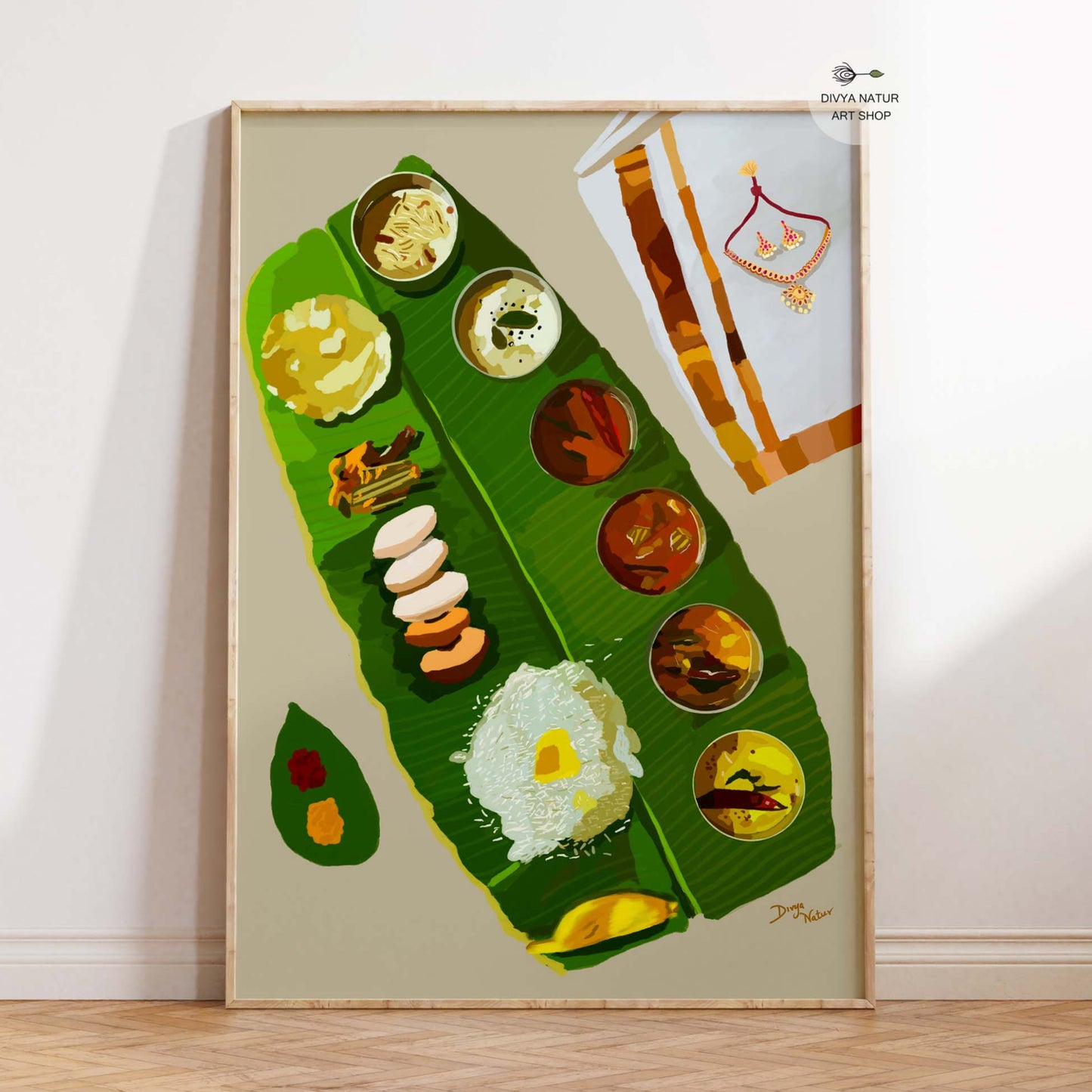 South Indian Meals Food Art | Fine Art Print