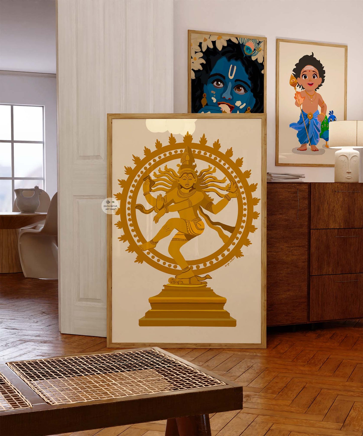 Timeless Nataraja wall art symbolizing balance and transformation