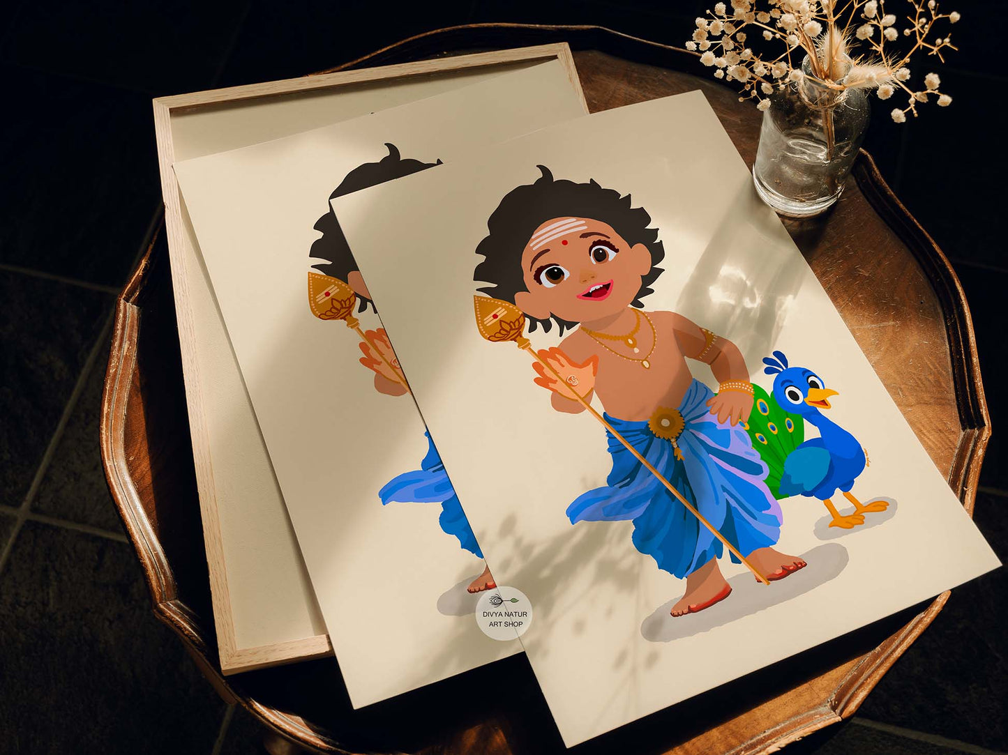 Baby Muruga Tamil God Art | Fine Art Print
