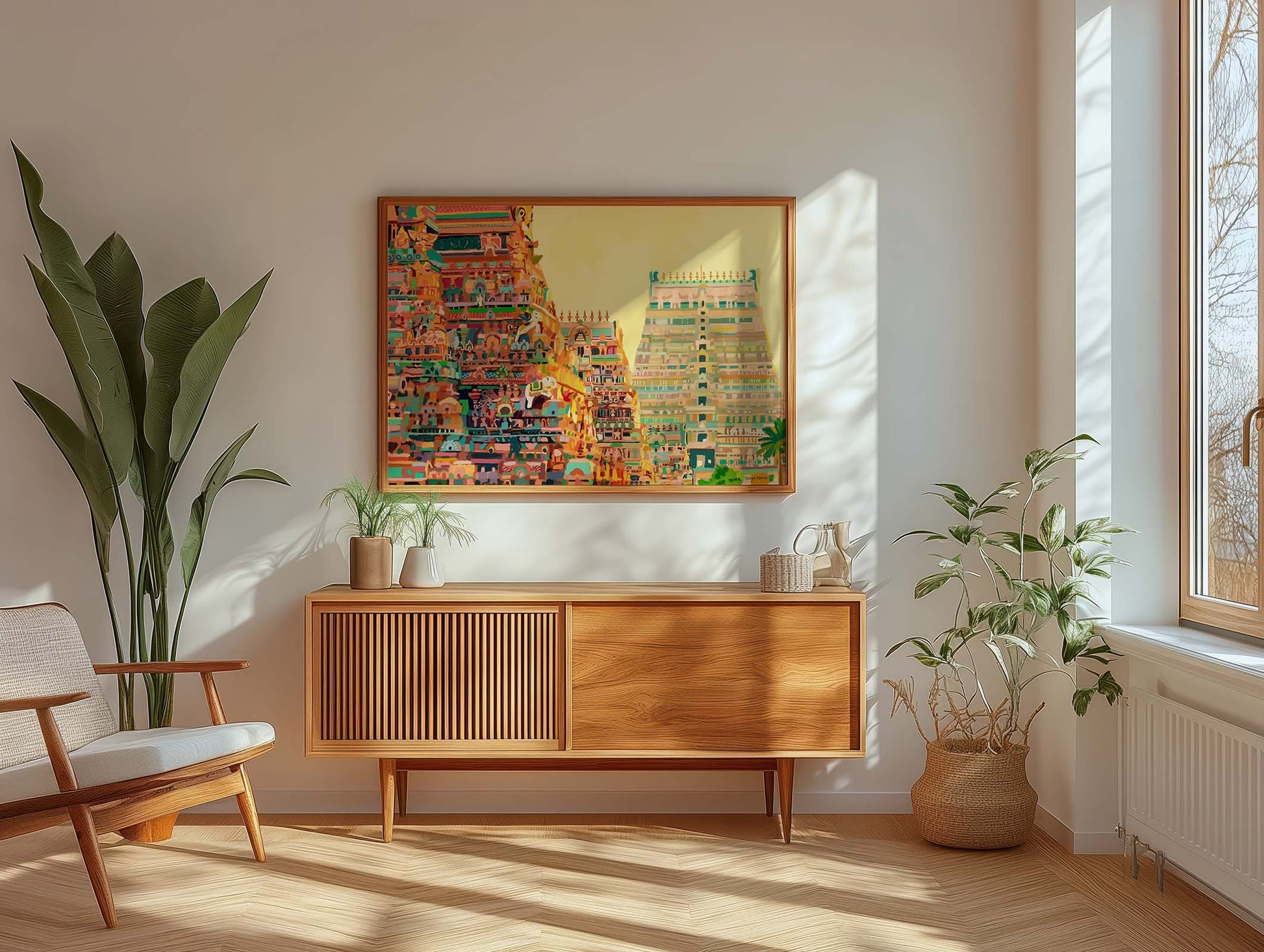 Spiritual home decor featuring the divine beauty of Srirangam.