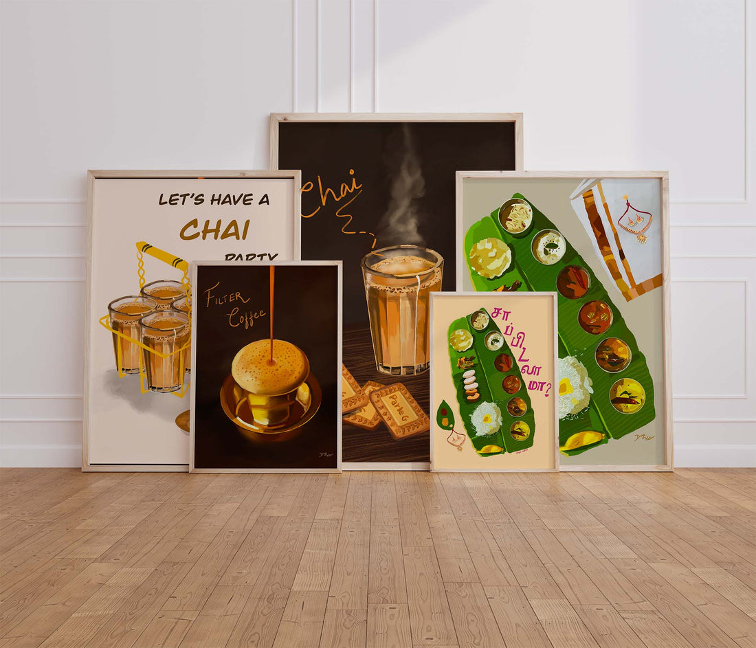 Indian Kitchen Wall Art – Food & Drinks Fine Art Prints for Cultural Home Decor