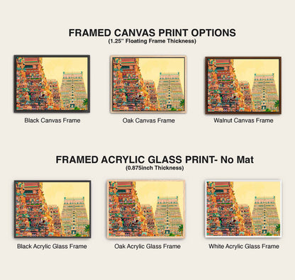 Indian Srirangam temple | Fine Art Print