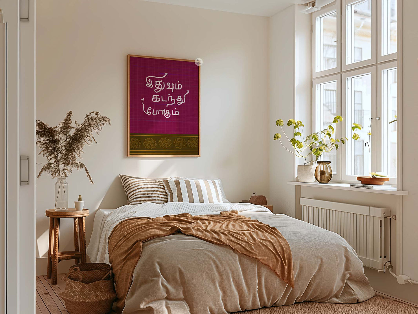 Idhuvum Kadandhu Pogum Tamil Wall Art | This Too Shall Pass Print