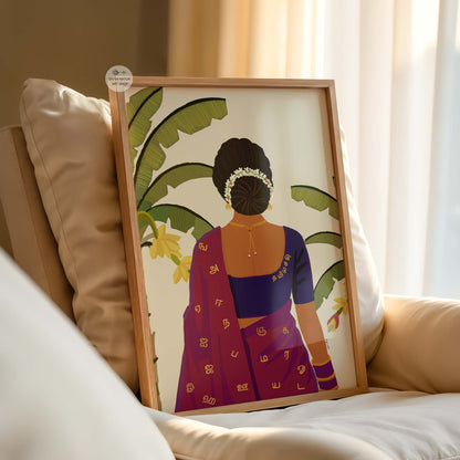 Cultural Indian home decor inspired by Tamil identity