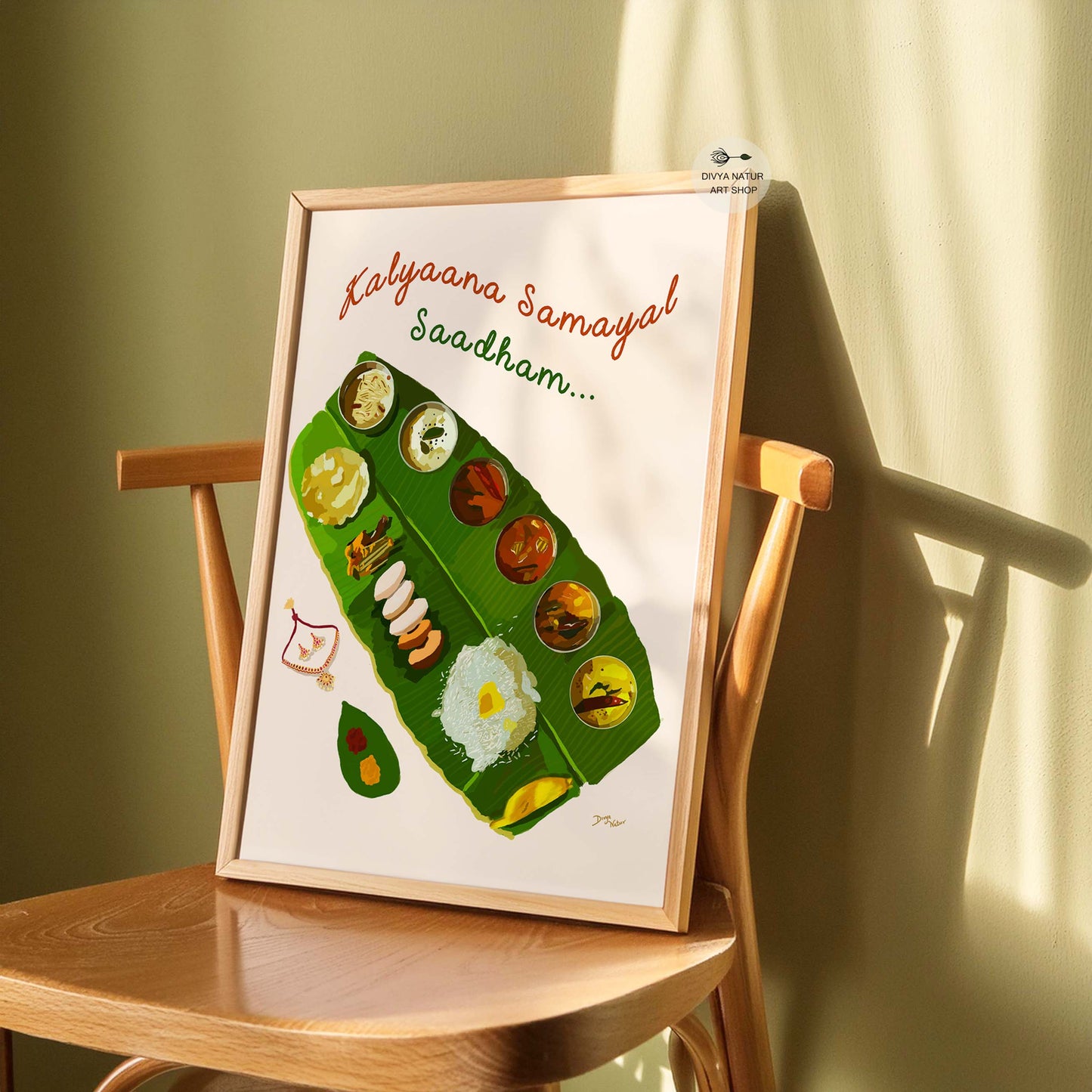 South Indian Food Art | Tamil Fine Art Print