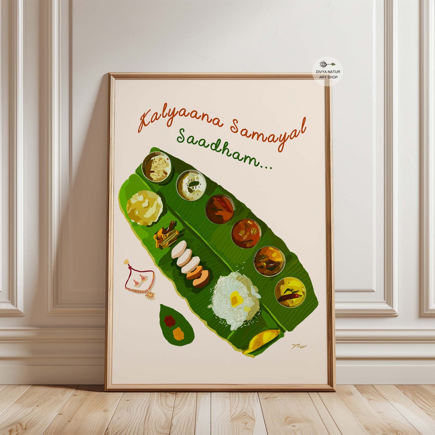 South Indian Food Art | Tamil Fine Art Print