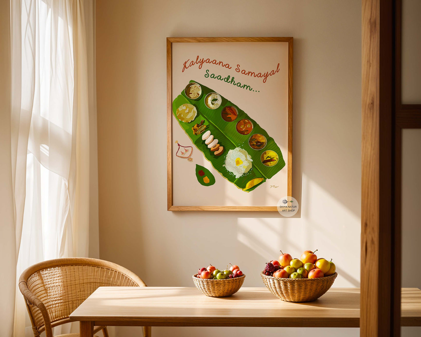 South Indian Food Art | Tamil Fine Art Print