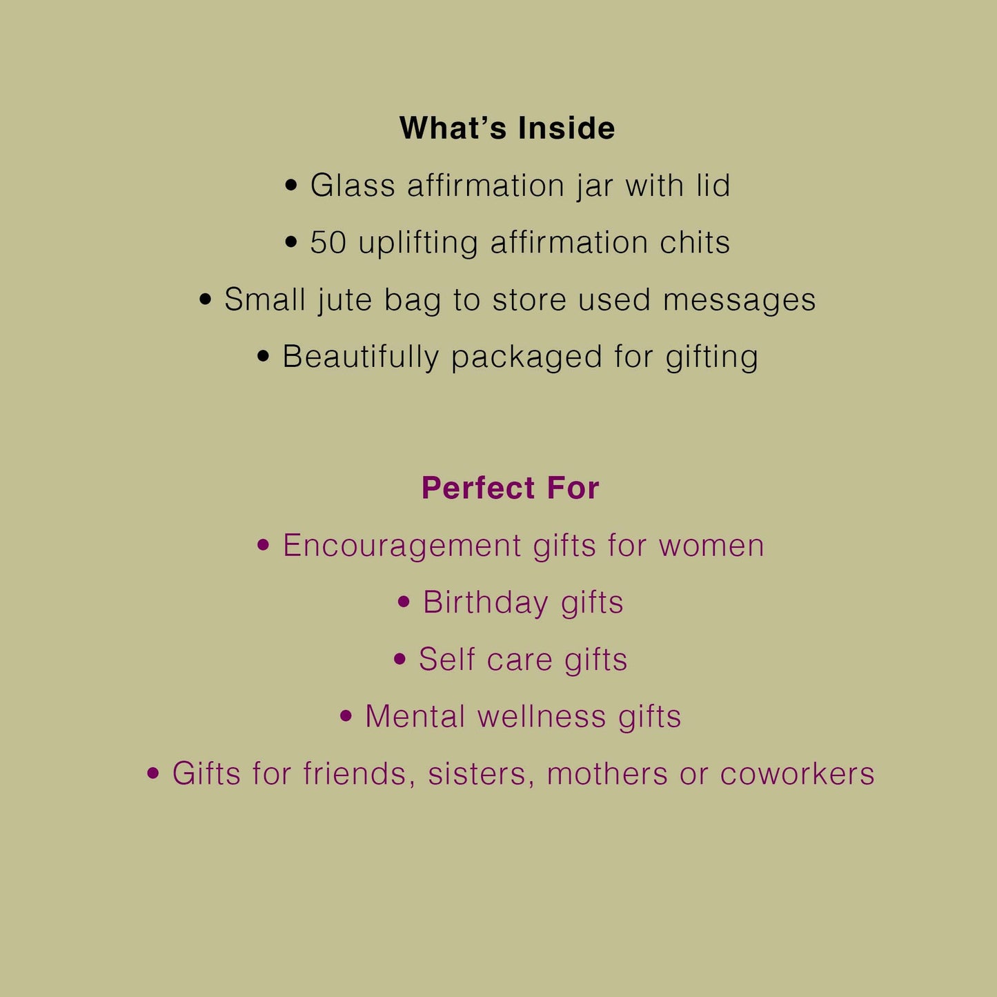 Confidence affirmation jar gift designed for encouragement and motivation