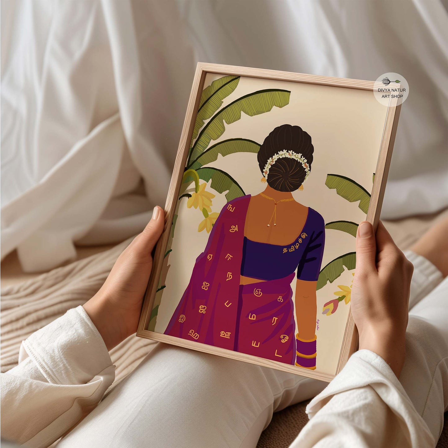 Premium archival quality Tamil cultural art print