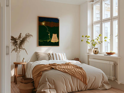 Lord Balaji temple at night symbolizing faith and spiritual journey