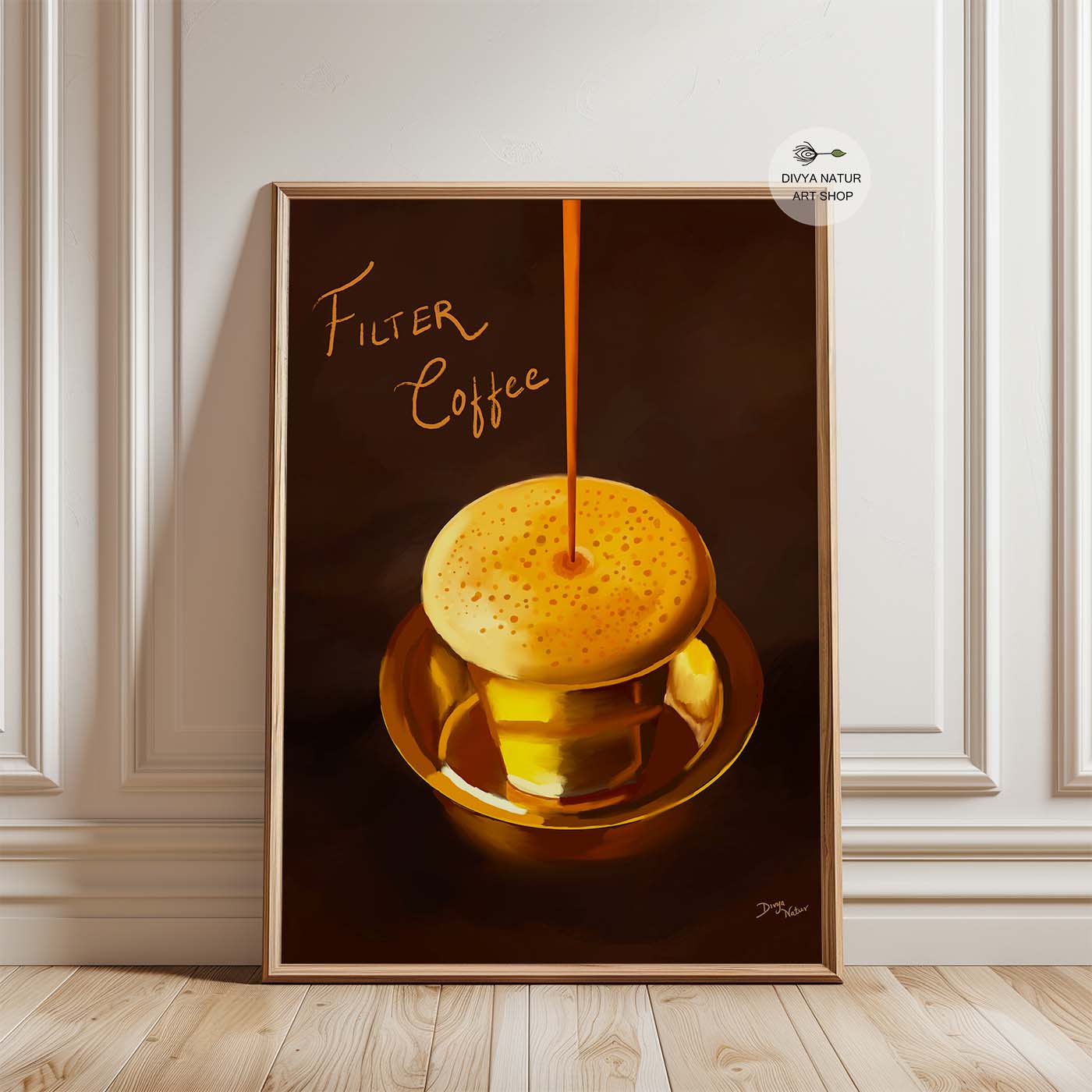 Filter coffee art purchase at divya natur art store
