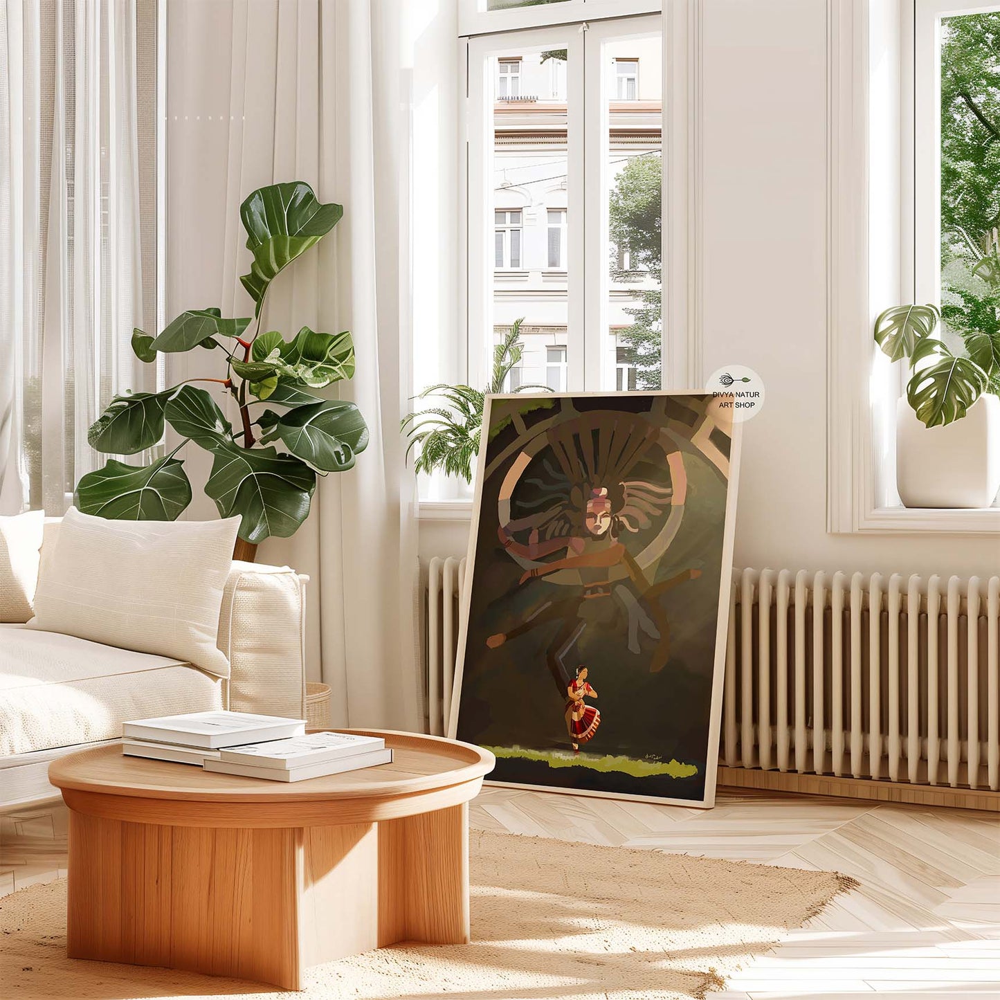 Cosmic Tandava dance artwork for temple, meditation, and spiritual decor
