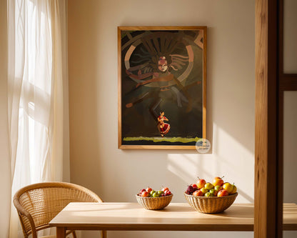 Stunning Nataraja wall art celebrating Indian classical dance and divinity