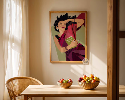 Unique mindfulness-inspired artwork for home and office decor.