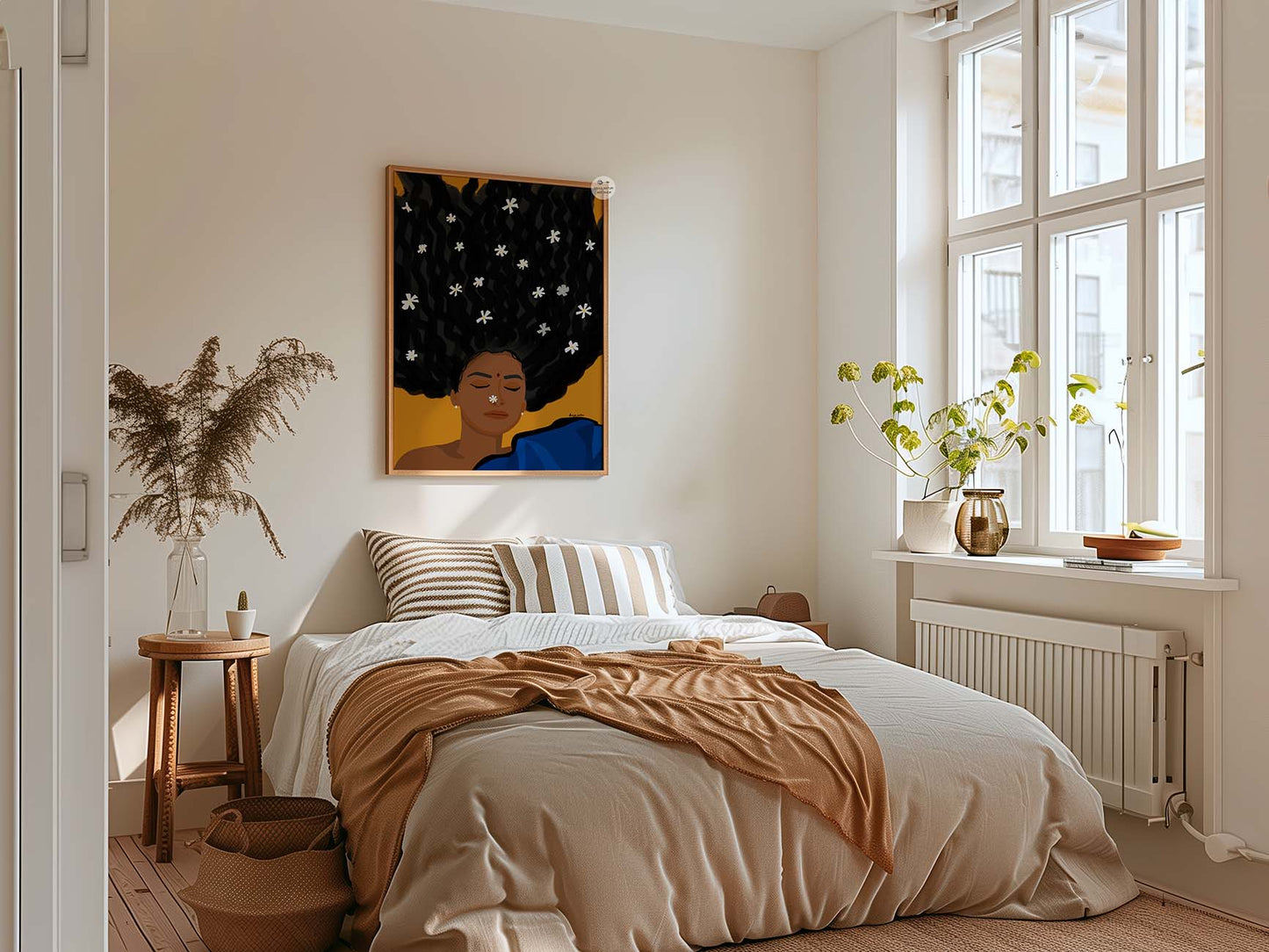 Spiritual fine art print perfect for meditation or peaceful interiors