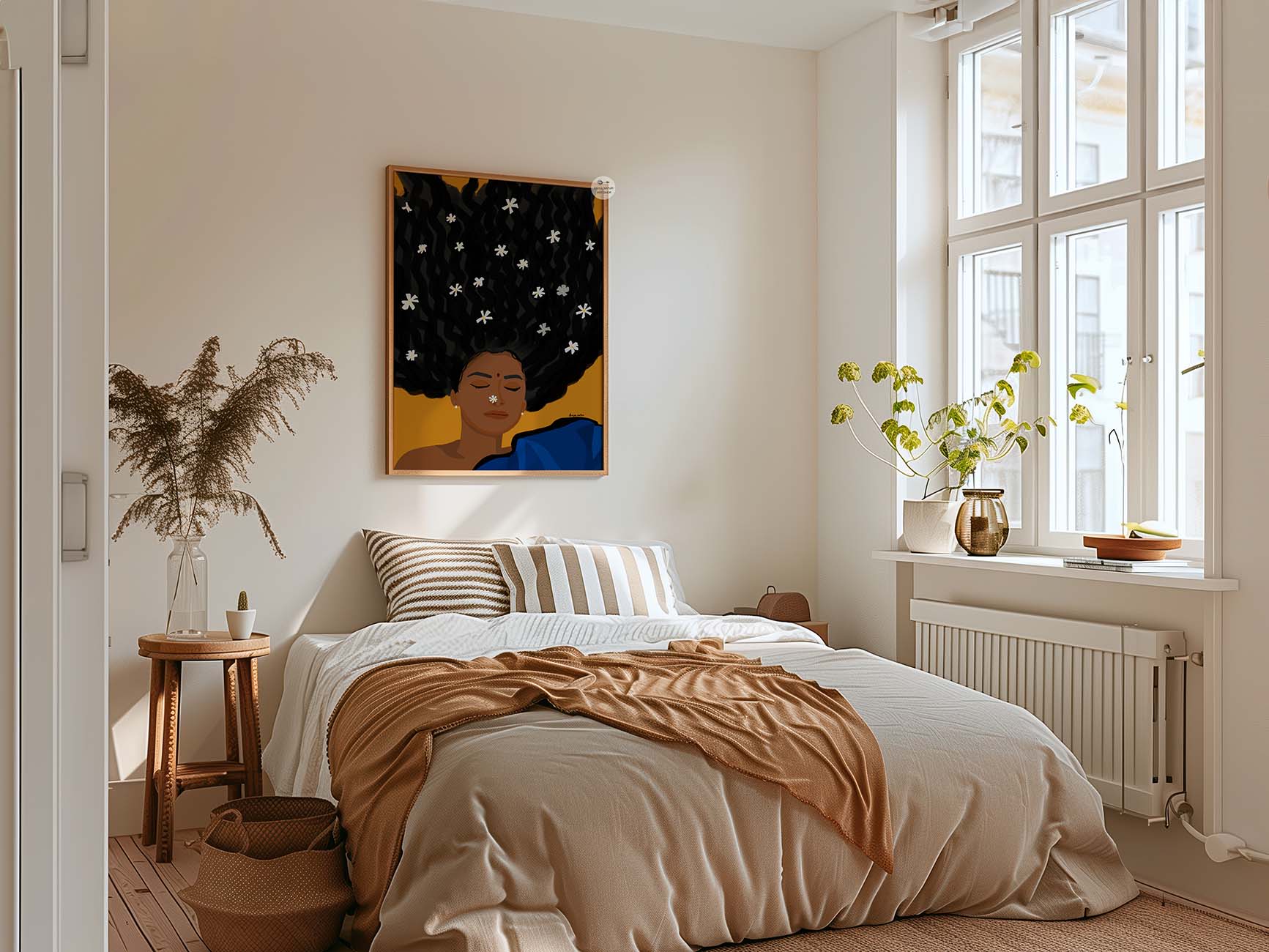 Spiritual fine art print perfect for meditation or peaceful interiors