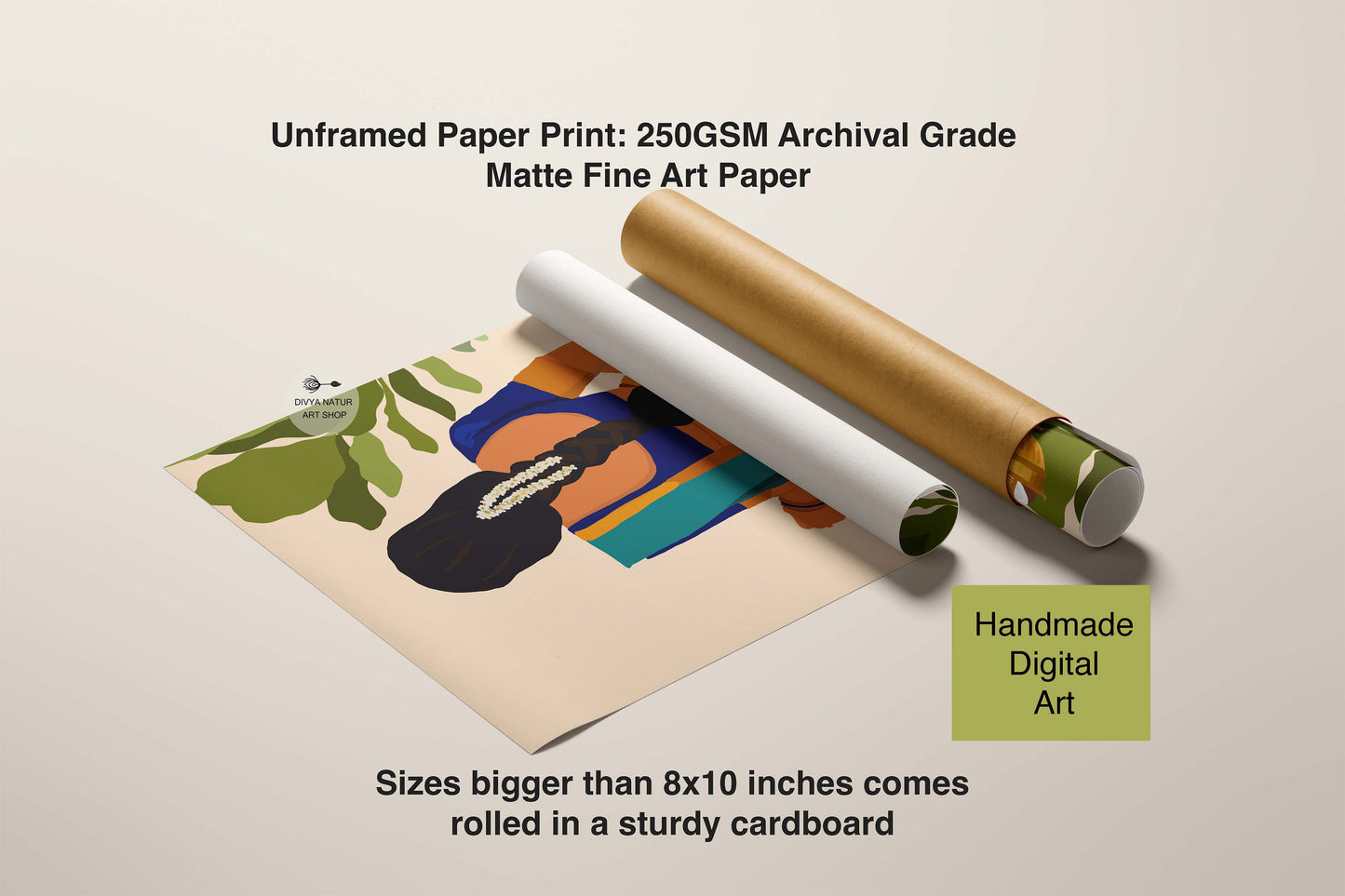 South Indian Woman With Temple Pooja Basket Art Print