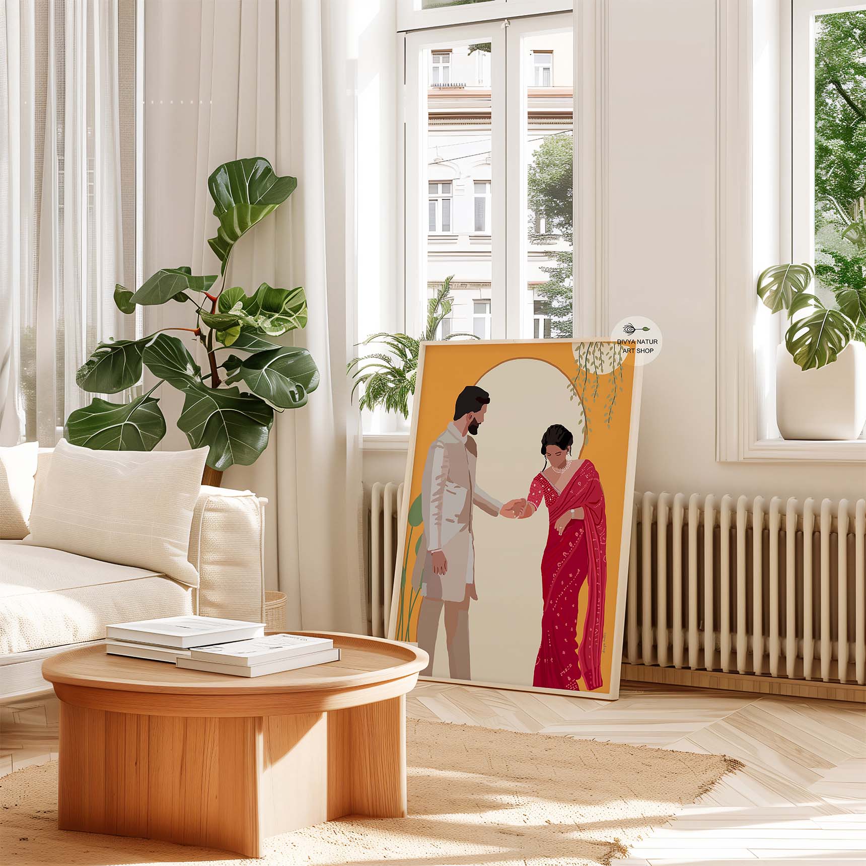 Timeless ethnic artwork for home, wedding, and festive decor.